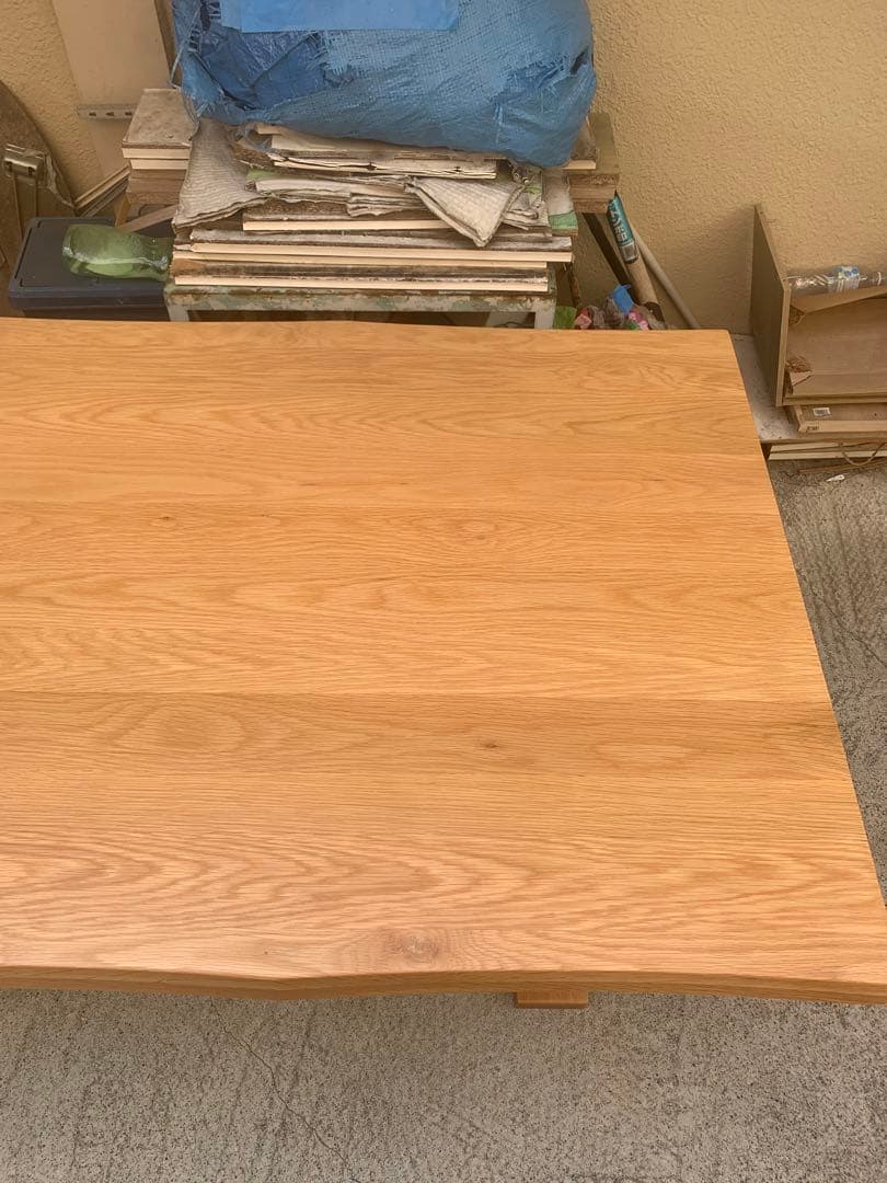 美品ダイニングテーブル 幅165cm タモ材 ウィドゥ・スタイル 食卓テーブル