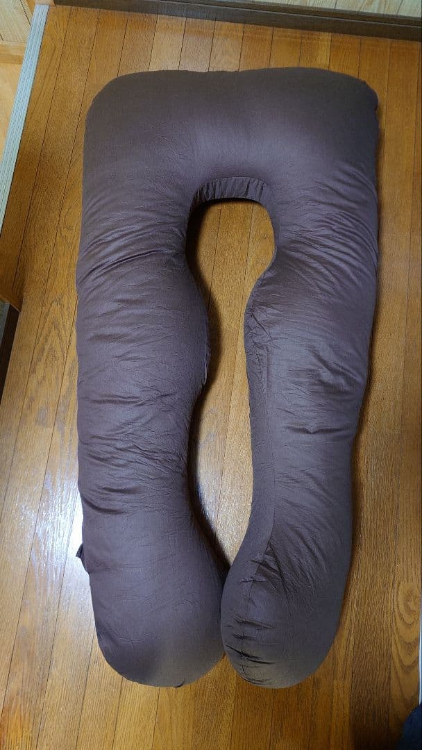 ハグモッチ ブラウン 抱き枕 中綿付き