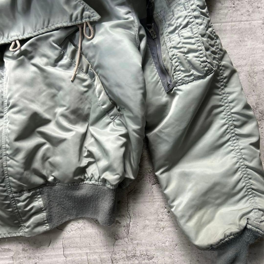 ✨旧タグ　80年代✨　Alpha n-2b シルバー USA製　平成　y2k