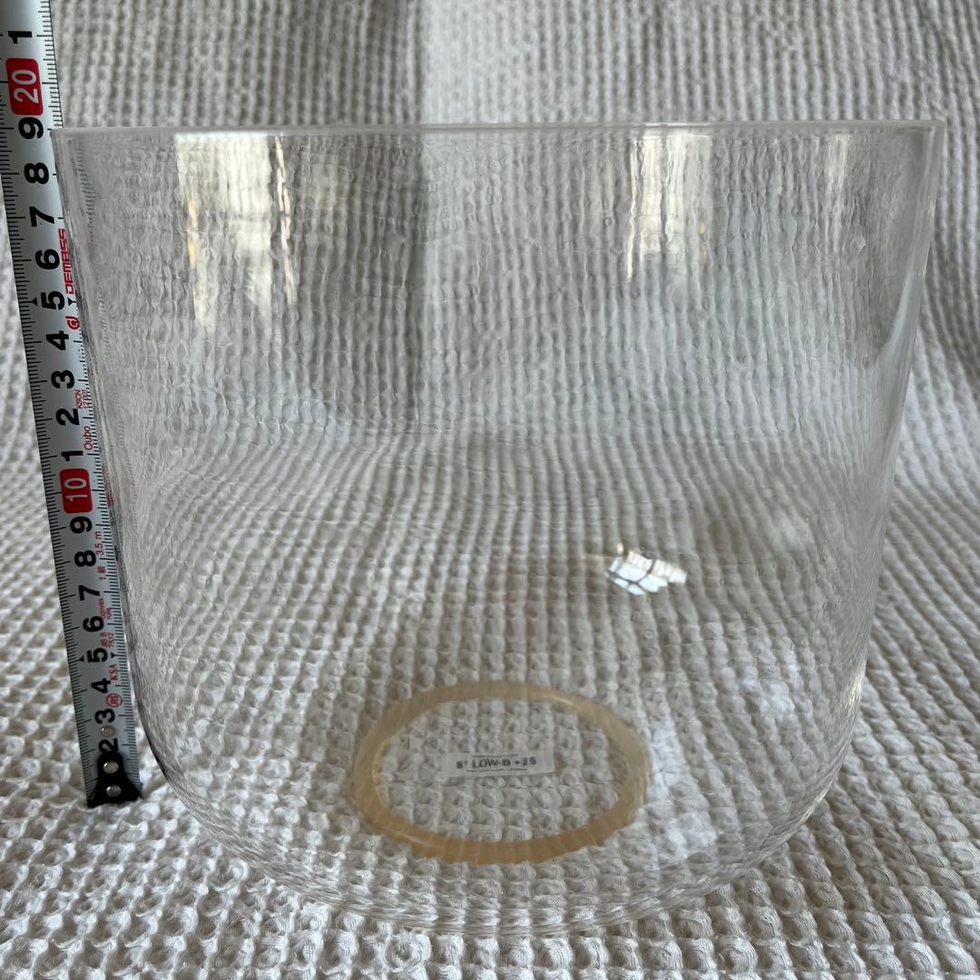 クリアークリスタルボウル 8インチ lowB+25