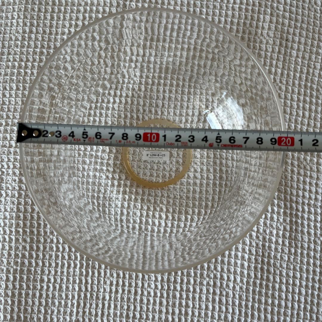 クリアークリスタルボウル 8インチ lowB+25