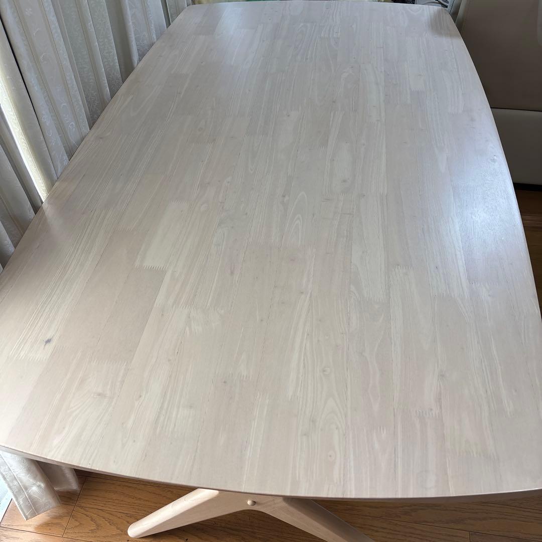 【赤辛さん専用】ニトリ ダイニングテーブルFPマット付き・チェア(2点セット)