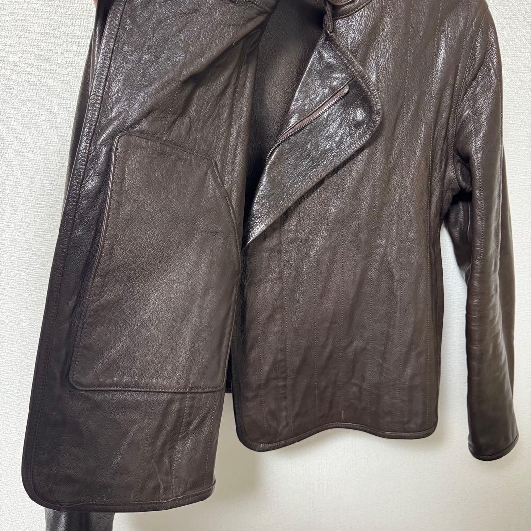 希少 Masakï paris マサキマツシマ レザージャケット ゴートレザー