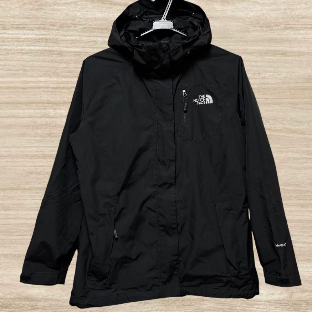 超美品 ノースフェイス マウンテンパーカー ハイベント 黒 L