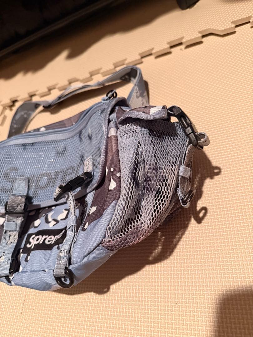 ぼっとん似Supreme 20SS Waist Bag Blue Camo
