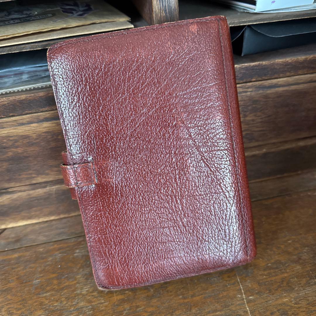 filofax winchester 80-90年代美品 リアルカーフバイブル