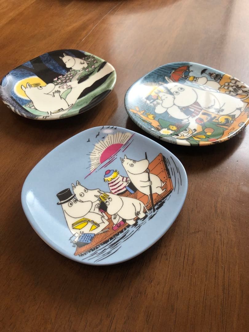 アラビア　ムーミンウォールプレート　3枚セット
