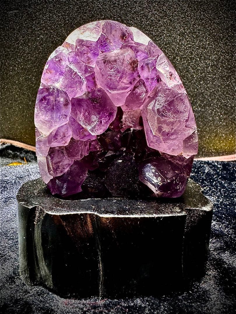 激レア ウルグアイ 帝王 紫水晶 シュガー アメジスト2回目結晶 卵