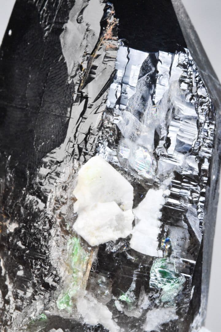 最新産出！ 岐阜県中津川市蛭川田原産 モリオンに近いスモーキークォーツ02