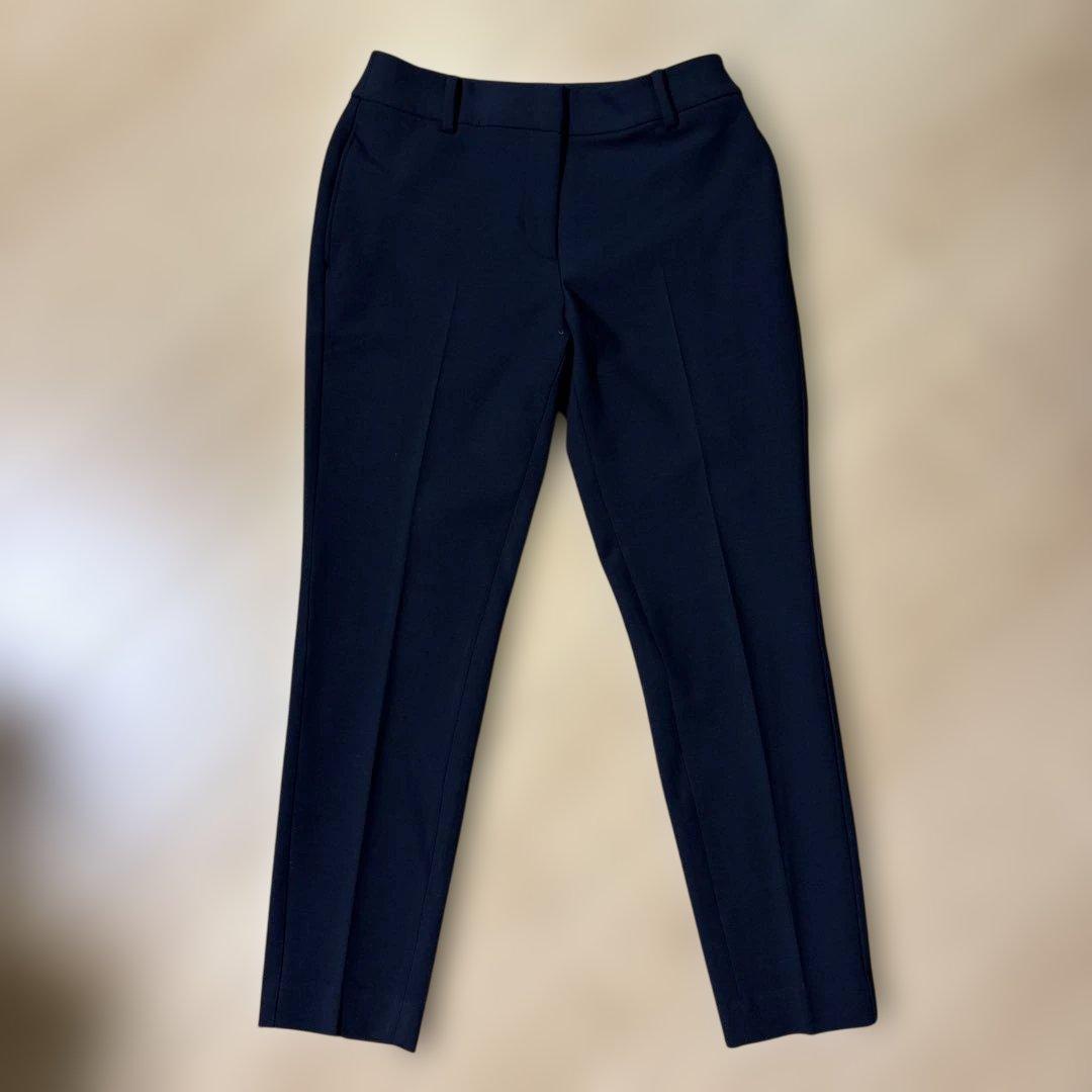 【PLST プラステ】ウォームリザーブパンツスーツ S ネイビー 卒業式入学式