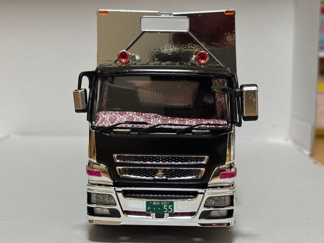 週末限定値下げ！1/32デコトラプラモデル スーパーグレート4軸低床冷凍ウイング