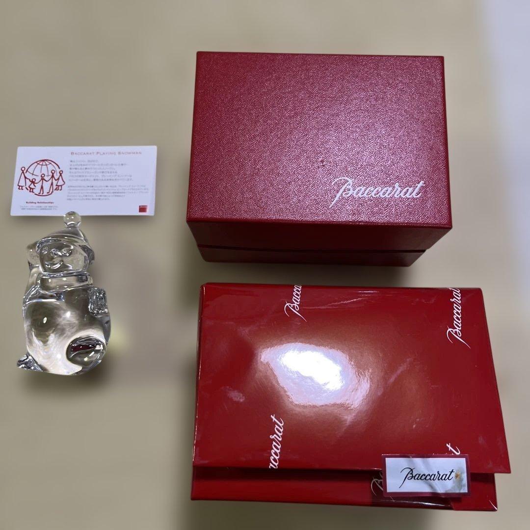 バカラBaccarat クリスマス雪だるまスノーマン