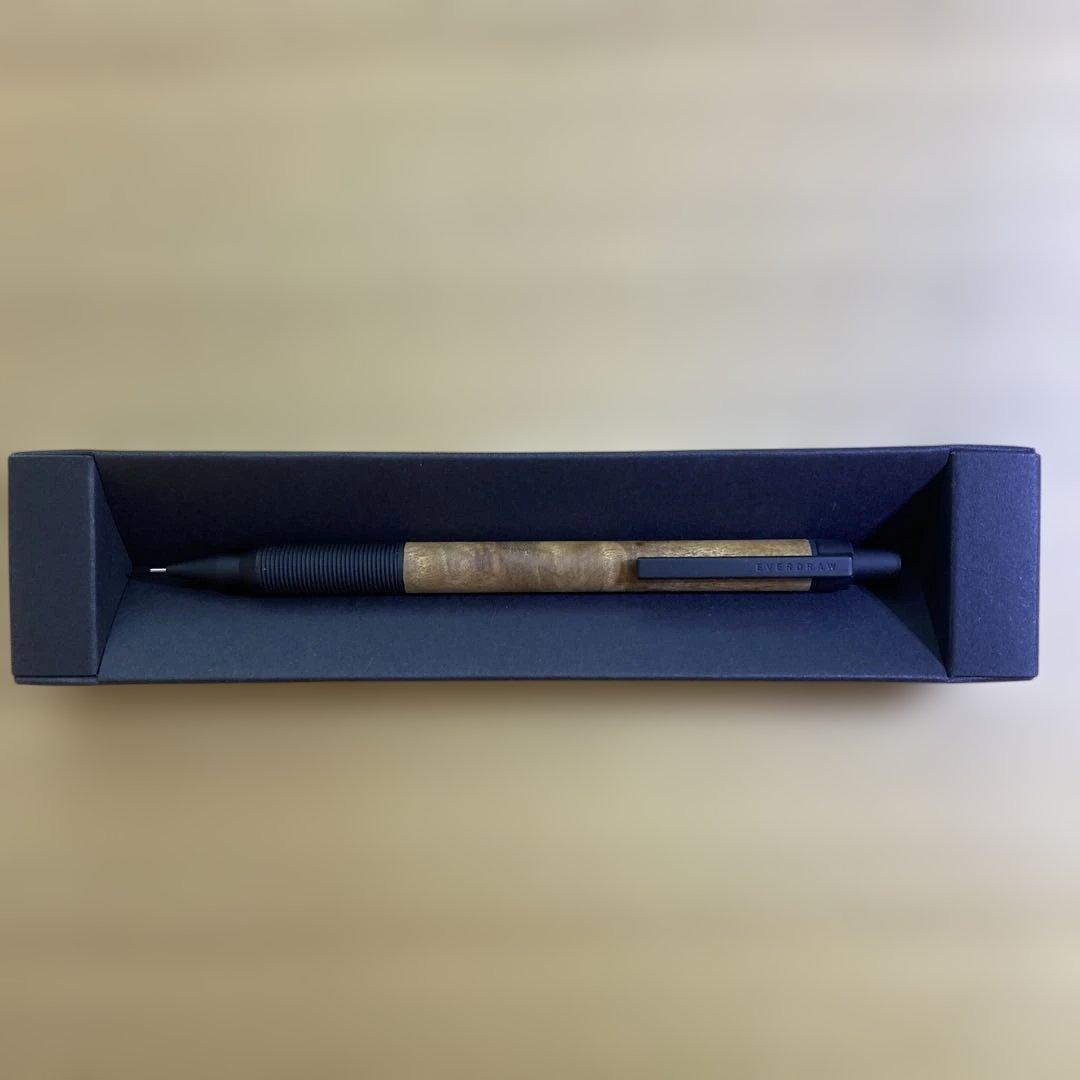 ラダイト LUDDITE 銘木モデル シャープペン エバードロー　マーブルウッド