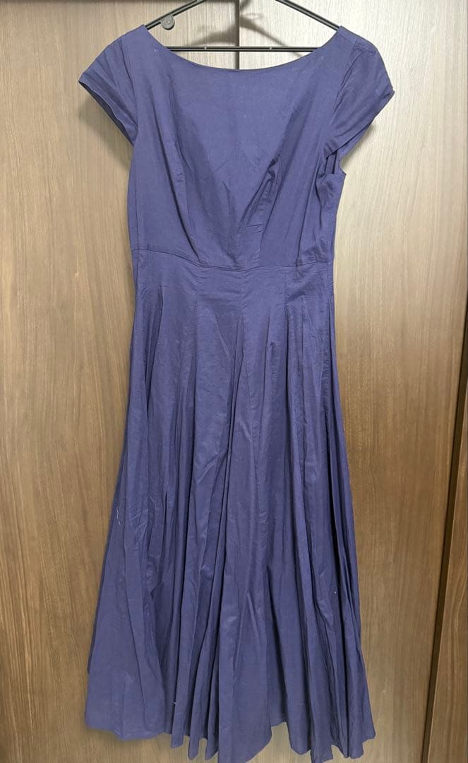 【MARIHA】月の夢のドレス (ネイビー/2)