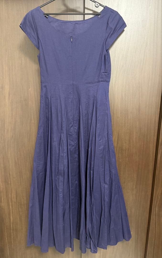 【MARIHA】月の夢のドレス (ネイビー/2)