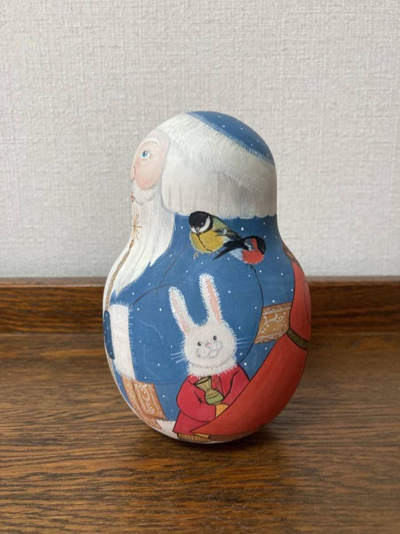 【みぃ】北京オリンピック羽生結弦マトリョーカ&青のサンタ起き上がりこぼし♪