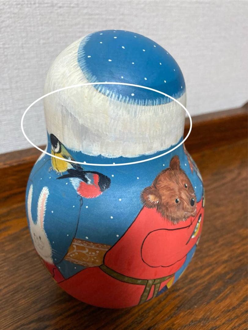 【みぃ】北京オリンピック羽生結弦マトリョーカ&青のサンタ起き上がりこぼし♪