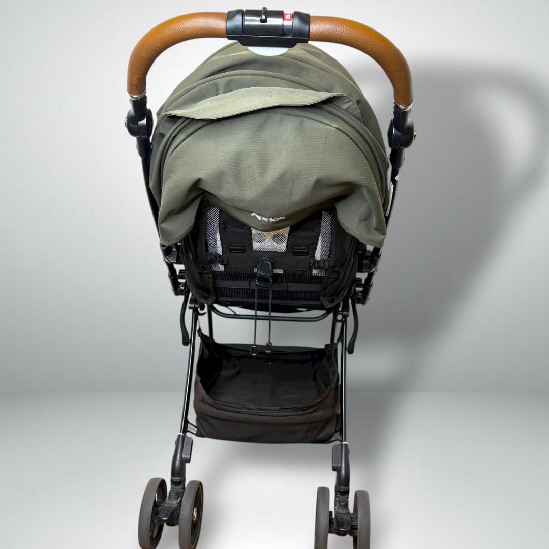 Aprica ラクーナビッテクッション ベビーカー カーキ 2022年 レザー
