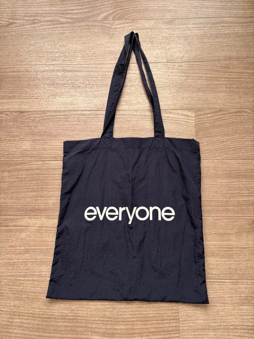 バッグ everyone nylon logo tote bag (NAVY)
