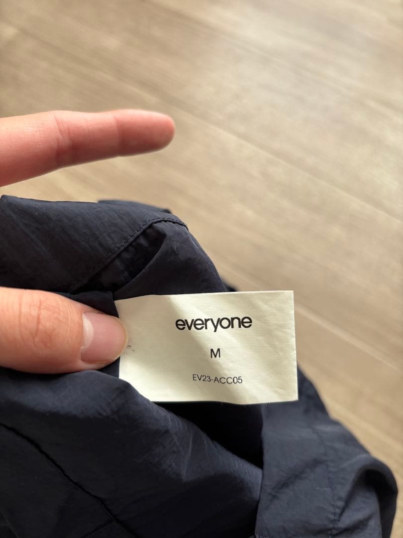 バッグ everyone nylon logo tote bag (NAVY)