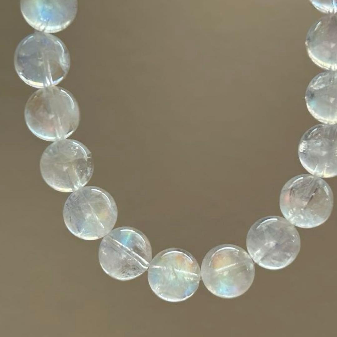 さ*い様 【新品未使用】マダガスカル産　レインボームーンストーン8mm 内径15