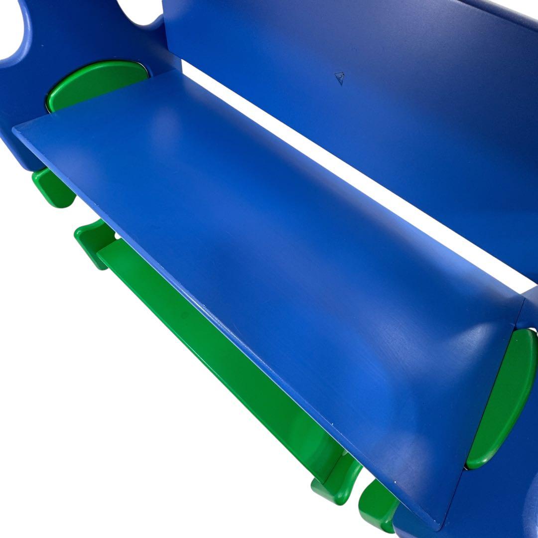 KidKraft 木製パズルピース本棚 3つの棚付き プライマリー