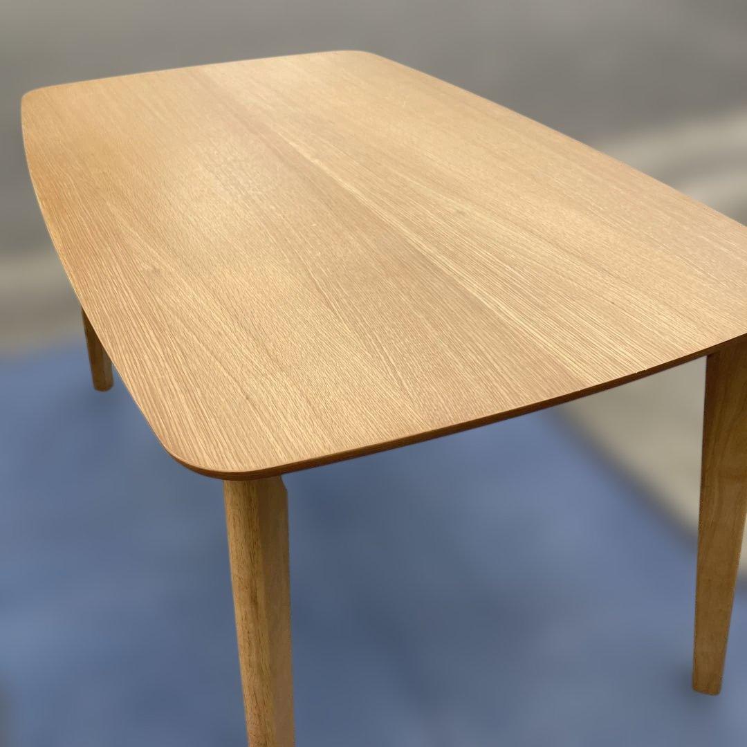 ダイニングテーブル　1350×800ナチュラルウッド 楕円形