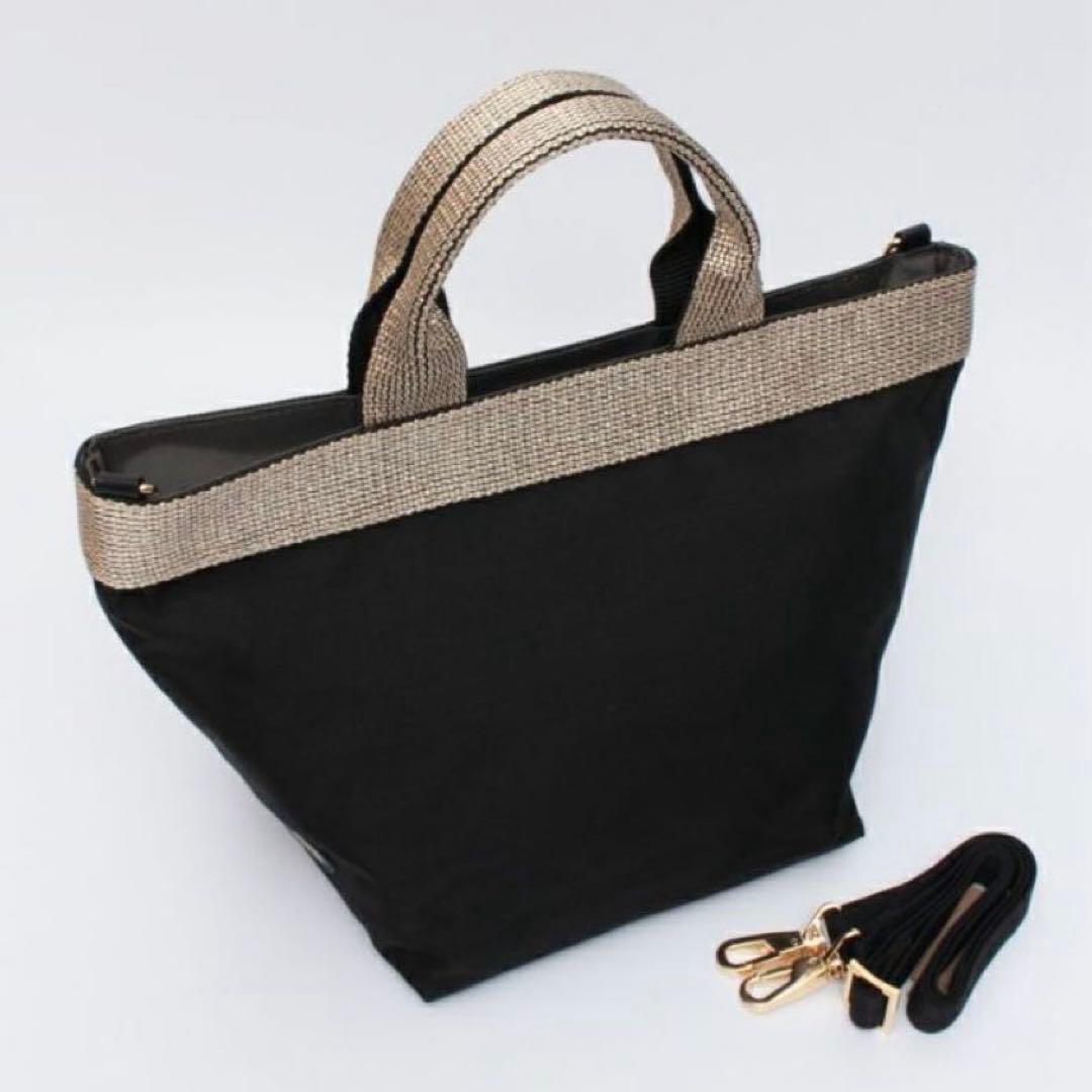 【美品】VIOLAd'ORO V-2037 2way ナイロントート　黒