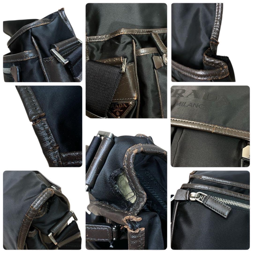 PRADA プラダ メッセンジャーバッグ ショルダーバッグ ビジネス　三角ロゴ