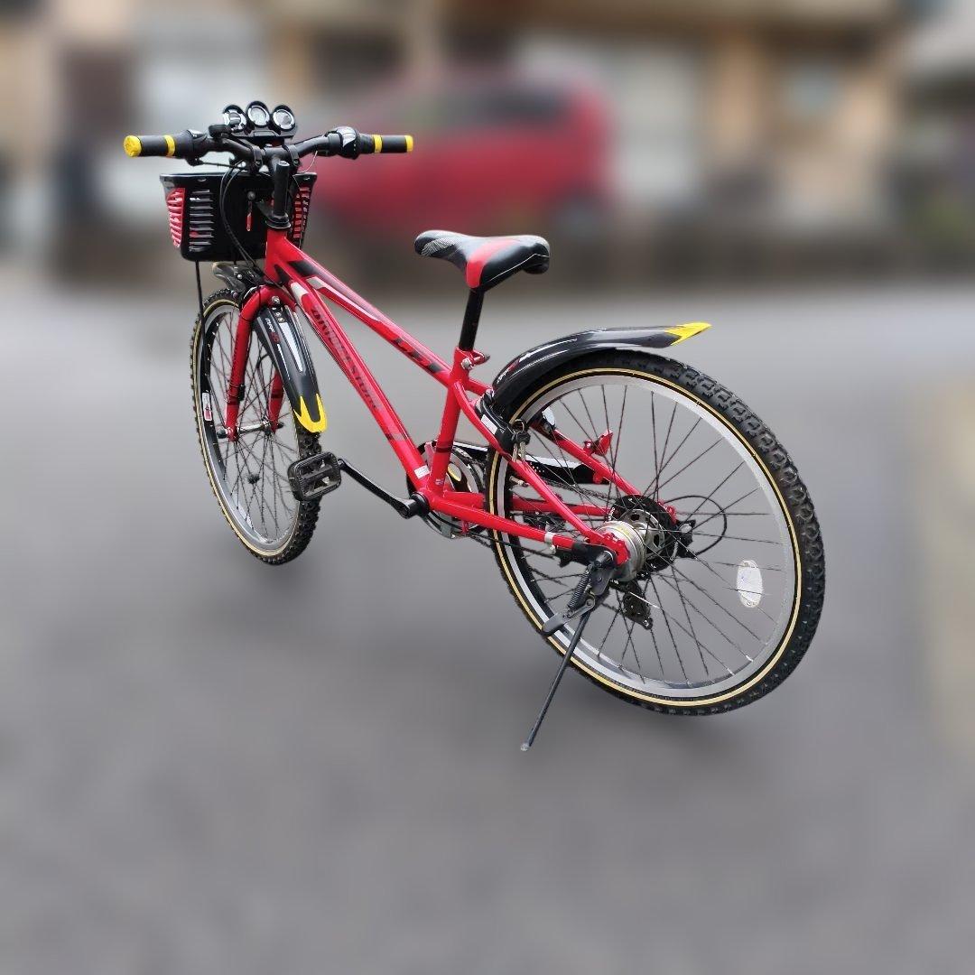 topo様限定★直接受渡★BRIDGESTONE キッズサイクル 赤 24インチ