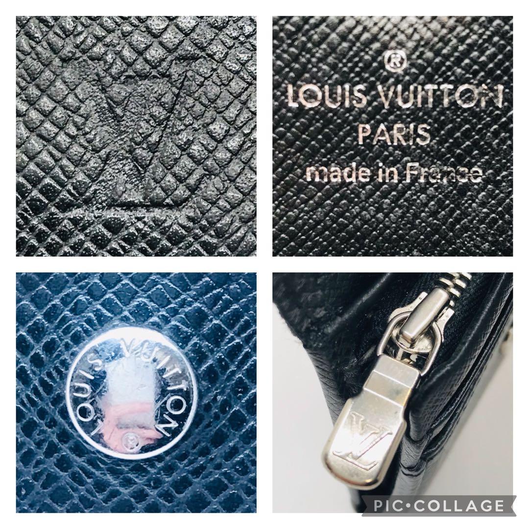 ルイヴィトン✨タイガ 黒 ポルトモネ セルゲイ パース アルドワーズ