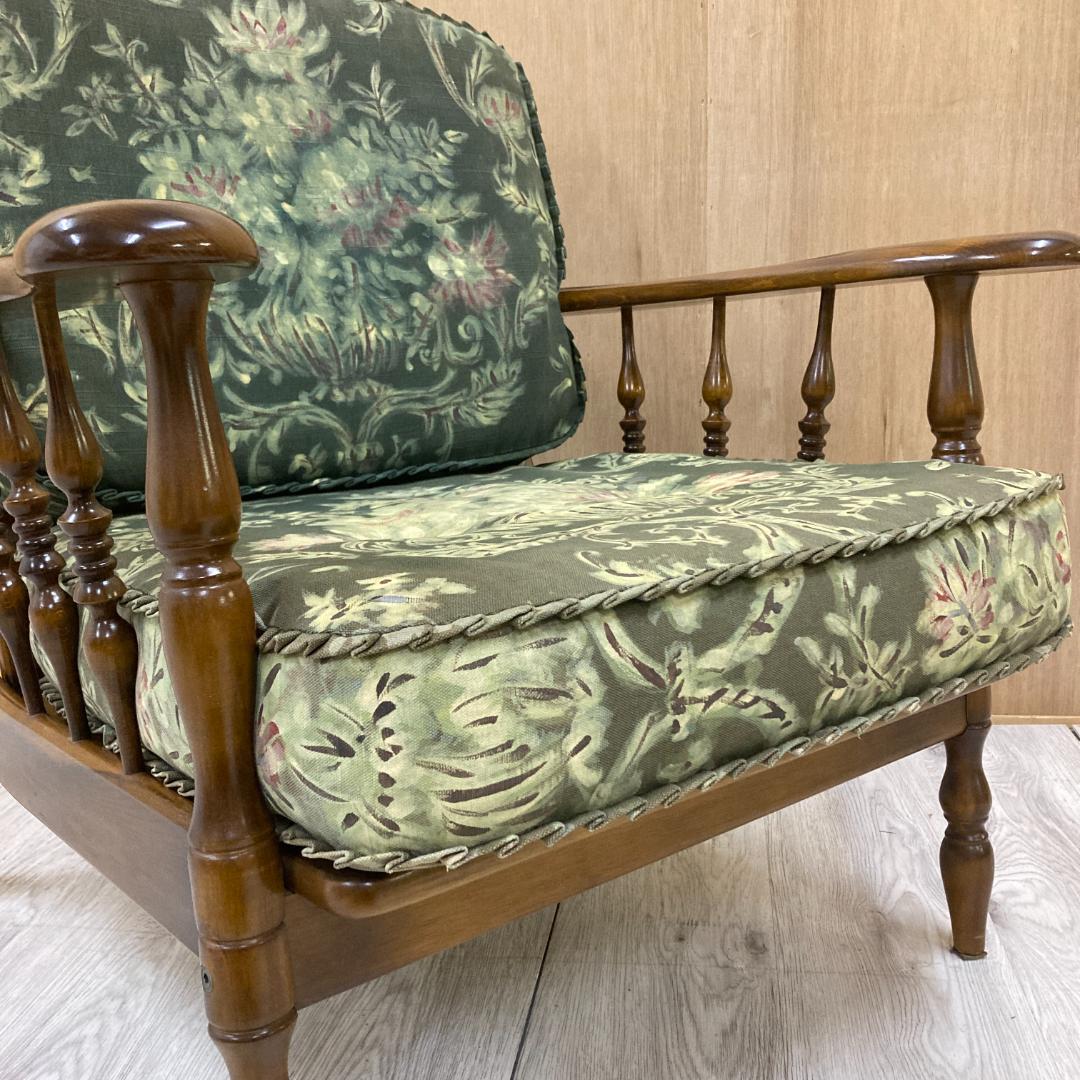 【カリモク】コロニアル アームチェア　1人掛けソファ B