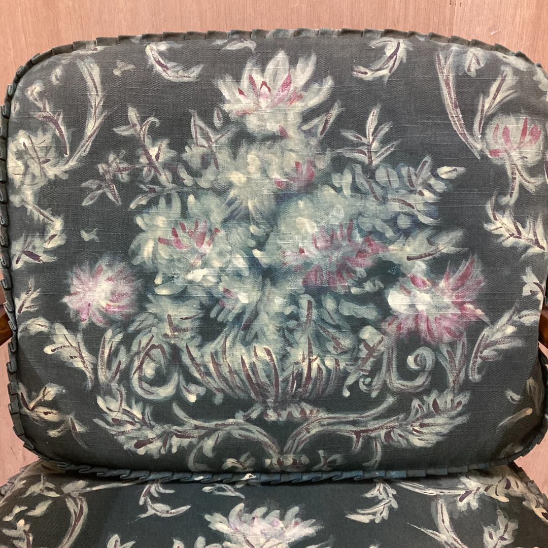 【カリモク】コロニアル アームチェア　1人掛けソファ B