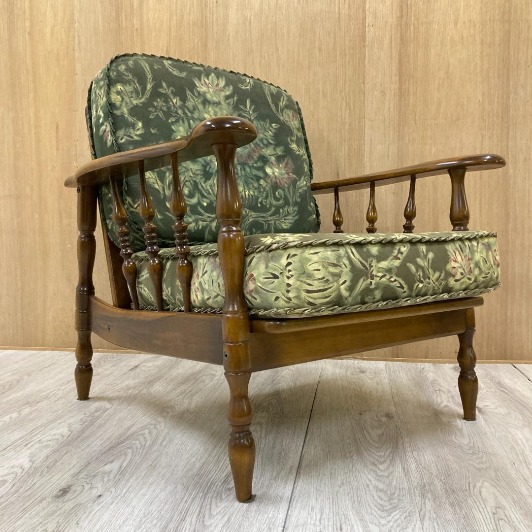 【カリモク】コロニアル アームチェア　1人掛けソファ B