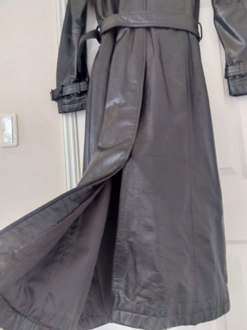 名作　トルネードマート　マキシ丈　レザーコート　状態良好　購入前要連絡