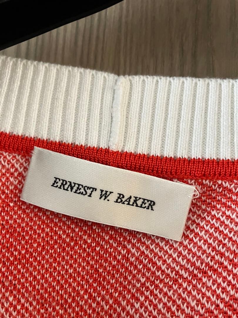 【新品】ERNEST W. BAKERフラワー柄カーディガン Sサイズ