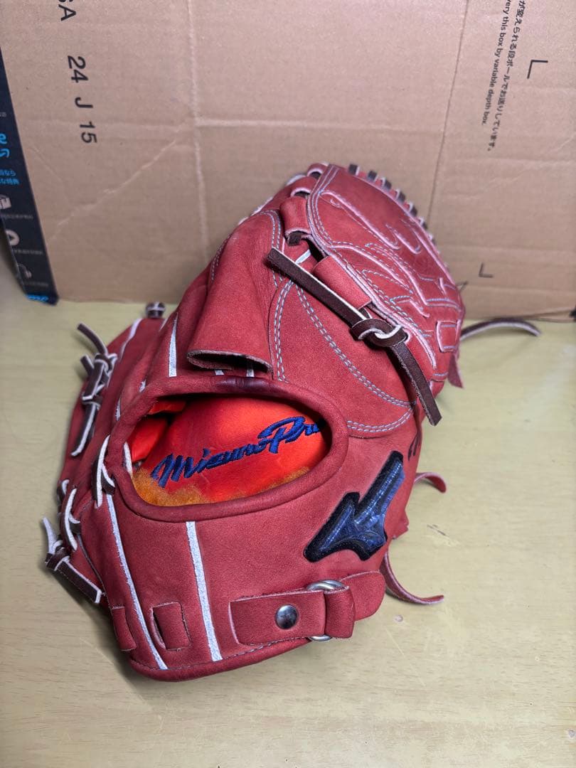 シュウ ミズノ プロ オーダー ヌバック硬式グローブ