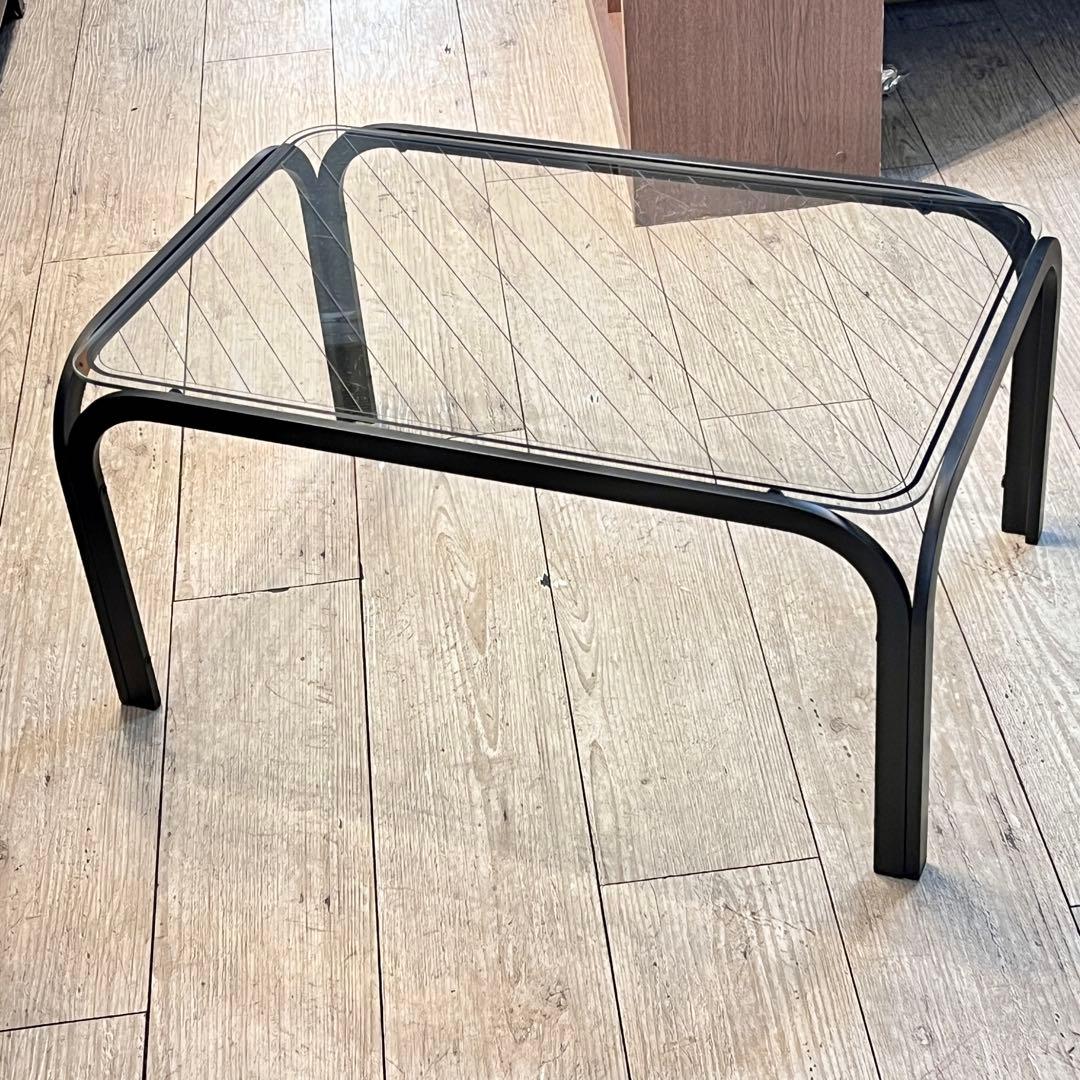 ガラステーブル ブラック