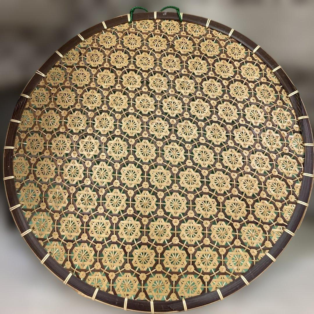 竹細工　飾り物　壁かけ飾り　茶道具