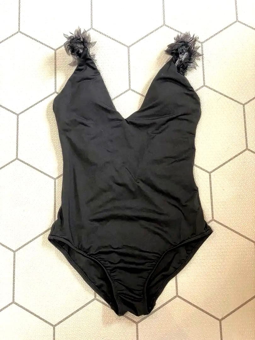 mikomori フリル ワンピース スイムウェア