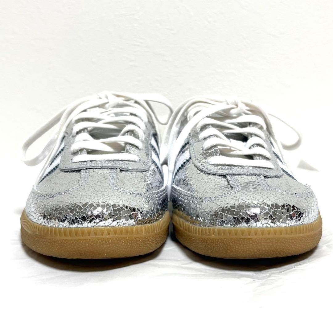 大人気 アディダス オリジナルス 25cm サンバ OGシルバー