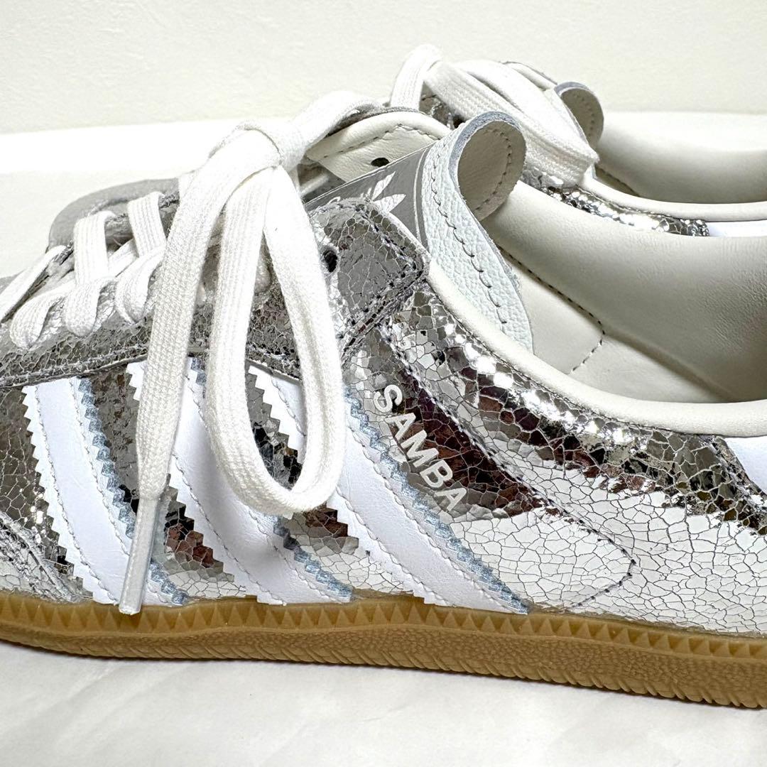 大人気 アディダス オリジナルス 25cm サンバ OGシルバー