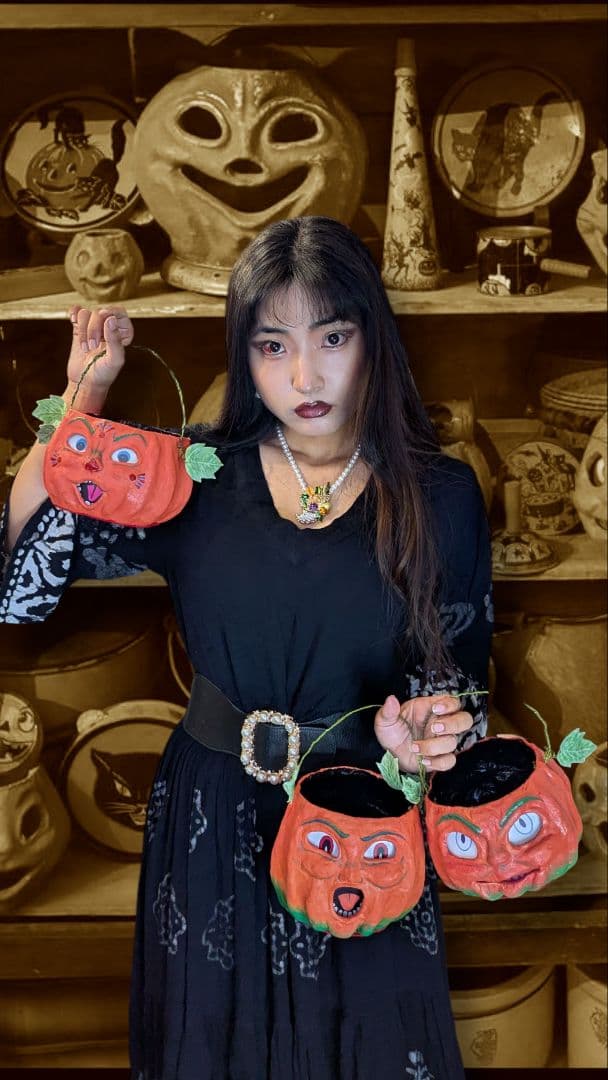 ヴィンテージハロウィン30〜40s復刻　Jack-o'-lantern Cの子