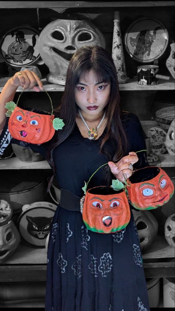 ヴィンテージハロウィン30〜40s復刻　Jack-o'-lantern Cの子