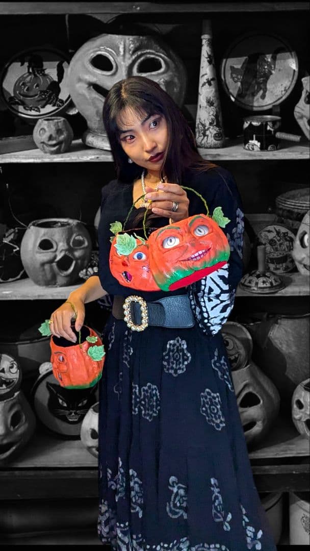 ヴィンテージハロウィン30〜40s復刻　Jack-o'-lantern Cの子