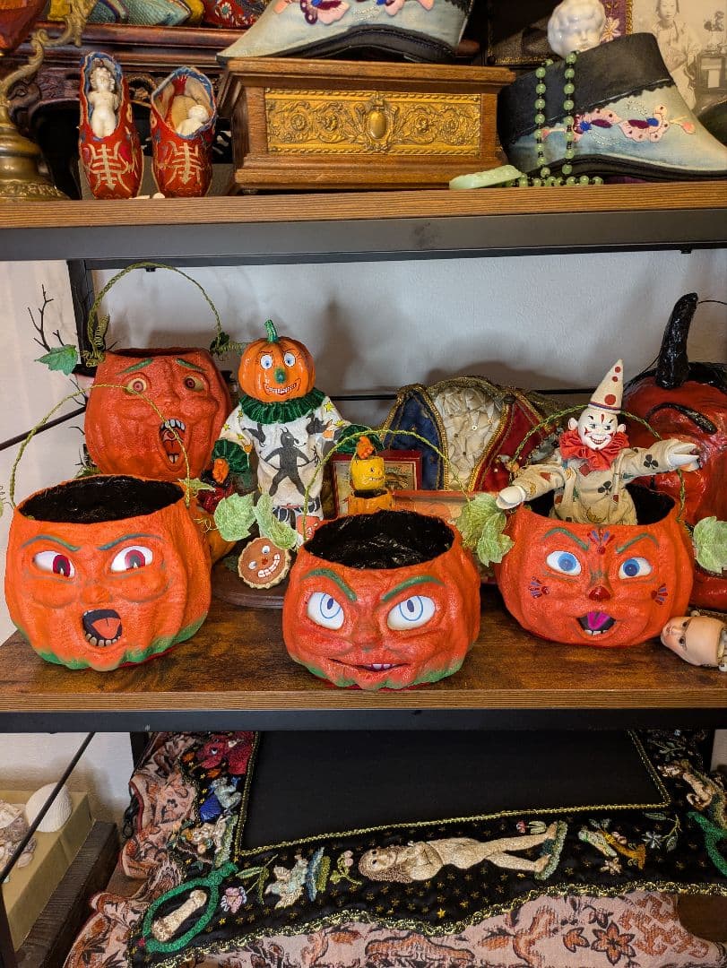 ヴィンテージハロウィン30〜40s復刻　Jack-o'-lantern Cの子