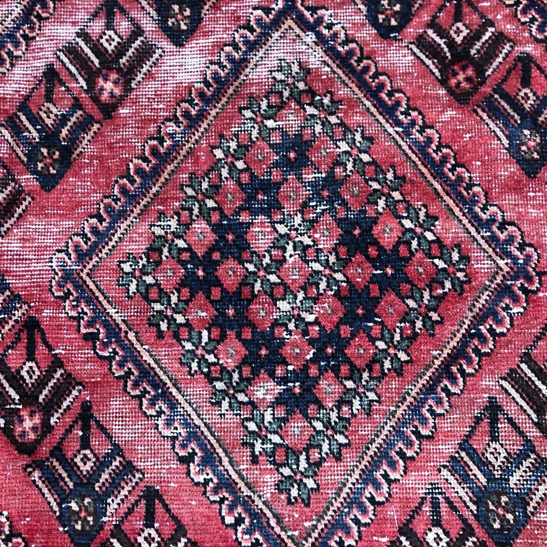 ペルシャ絨毯 ペルシャヴィンテージラグ 182x140 手織り オールド