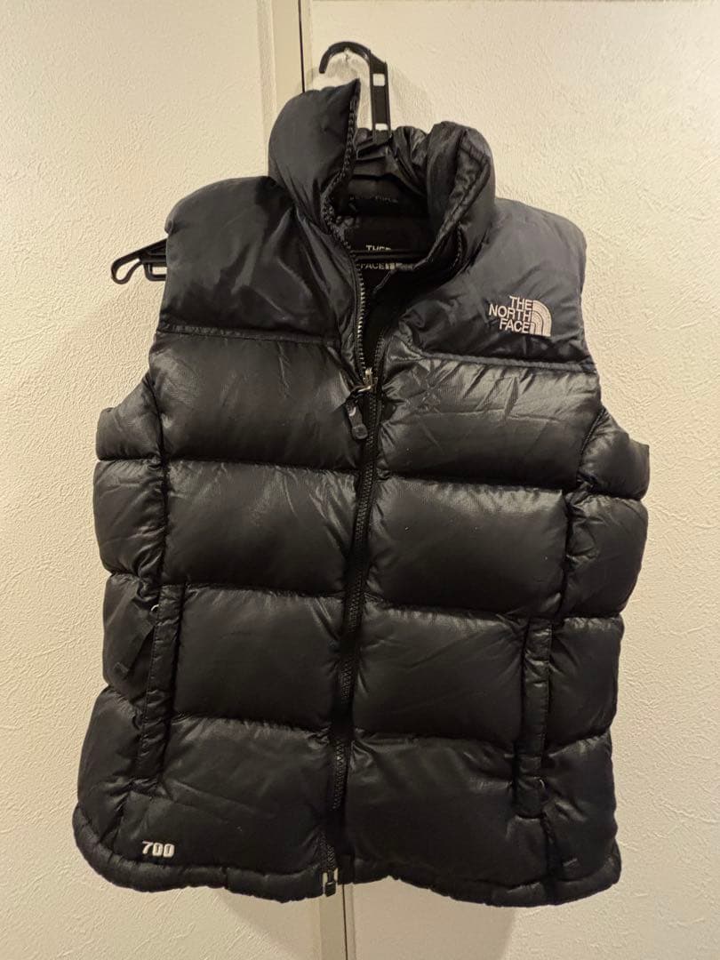 THE NORTH FACE ブラック ヌプシダウンベスト レディース85サイズ