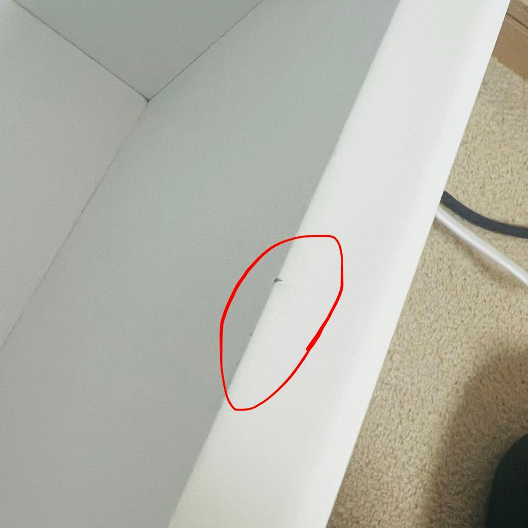 ニトリ ローチェスト クエス80-4LC ホワイト 収納 タンス 引き出し　4段