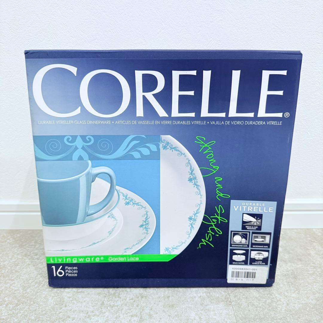 【未開封】 Corelle ガーデンレース 食器 16ピース セット